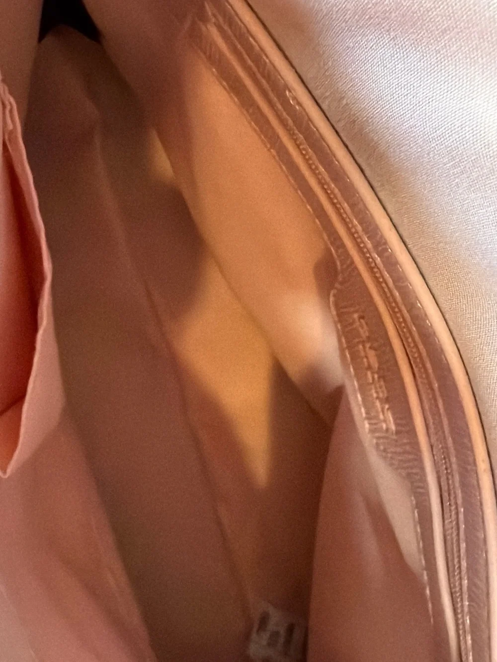 bebe Blush Pink Dome Satchel with Gold Hardware